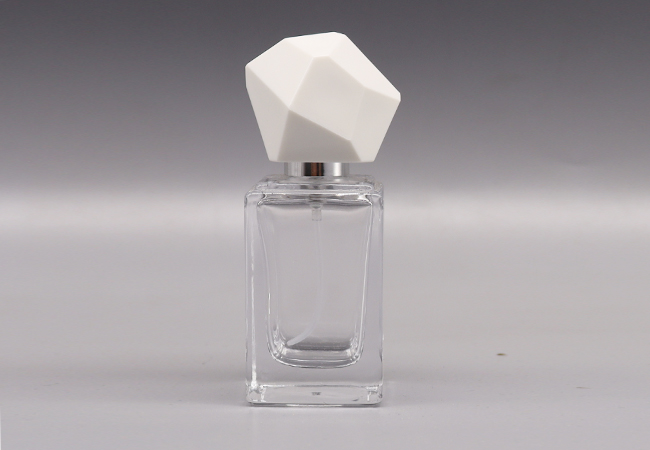 White Cap Perfume Bottle